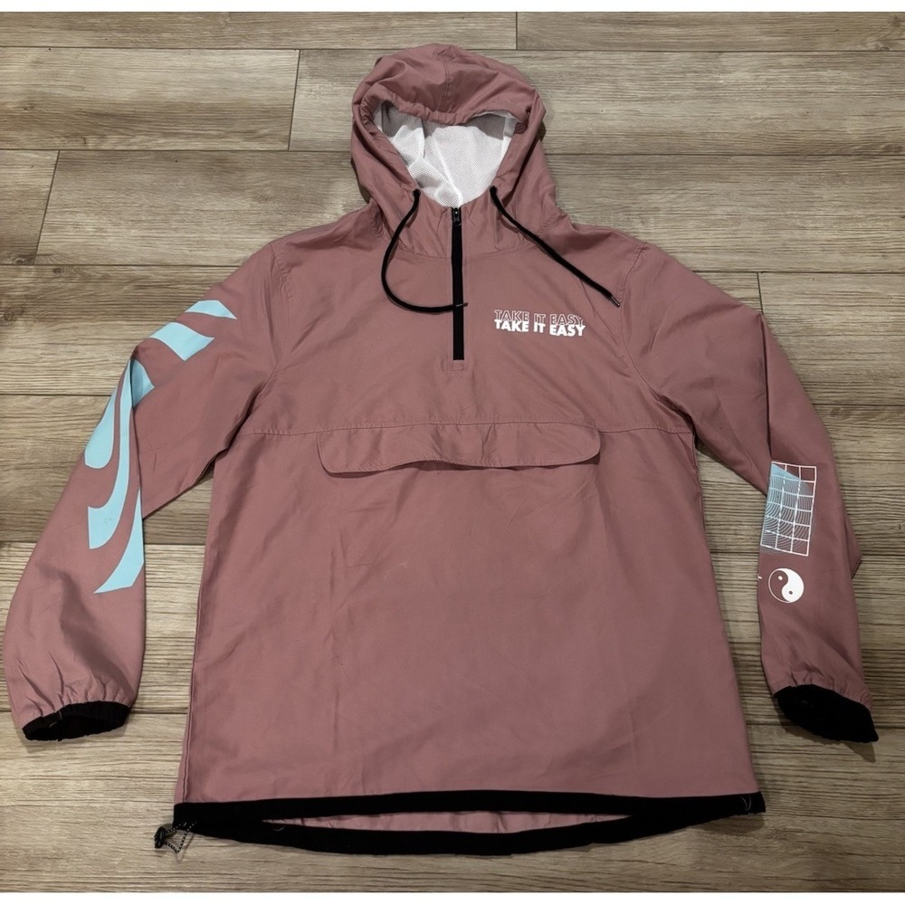 Brooklyn Cloth Half Zip Anorak/windbreaker Packable -Very Lightweight